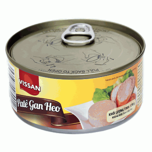 Pate Gan Heo Vissan Hộp 170G