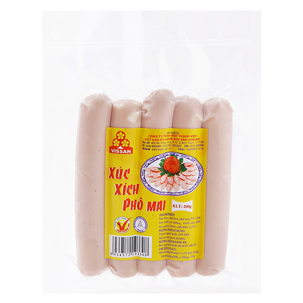 Xúc Xích Vissan Phô Mai 200G