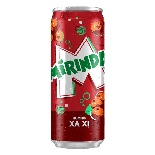 Nước Ngọt Mirinda Xá Xị Sleek Lon 320Ml
