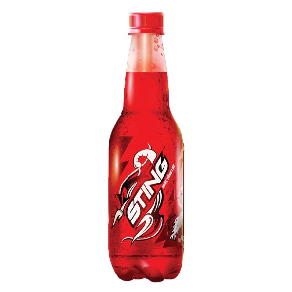 Nước Tăng Lực Sting Dâu Chai 500Ml