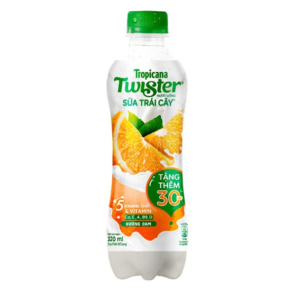 Sữa Trái Cây Twister Tropicana Cam 320Ml