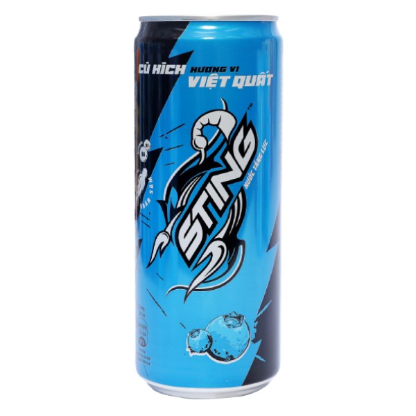 Nước Tăng Lực Sting Việt Quất Sleek Lon 320Ml
