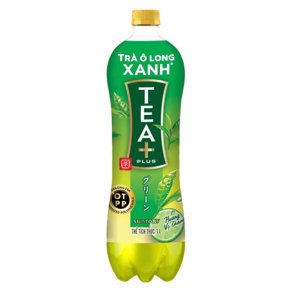 Trà Ô Long Tea Plus Vị Trà Xanh Chai 1L