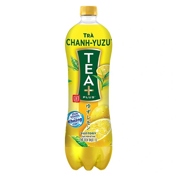 Trà Ô Long Tea Plus Vị Chanh Yuzu Chai 1L