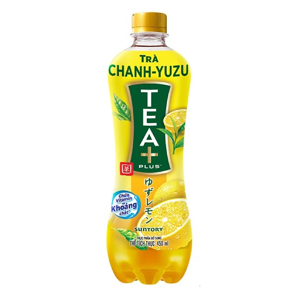 (Only Emartmall) Trà Ô Long Tea Plus Vị Chanh Yuzu Chai 450Ml