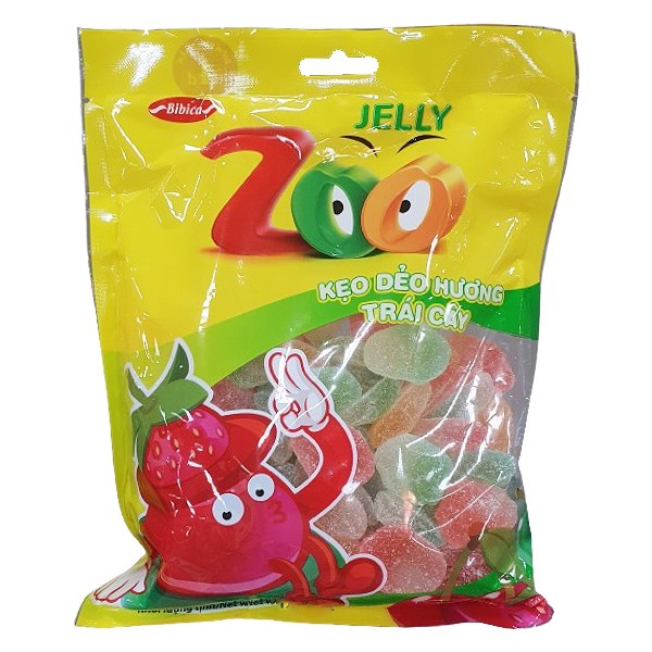 Kẹo Dẻo Zoo Áo Đường Túi 200G 