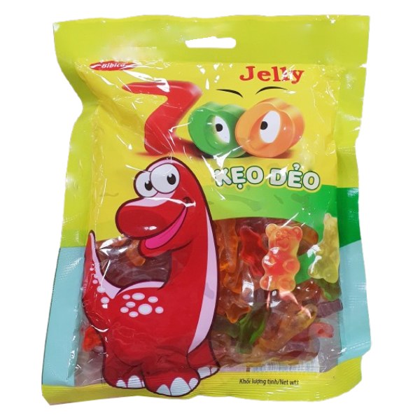 Kẹo Dẻo Zoo Áo Dầu Túi 500G