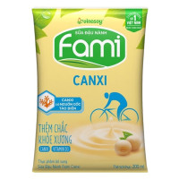 Sữa Đậu Nành Fami Canxi Có Đường Bịch 200Ml