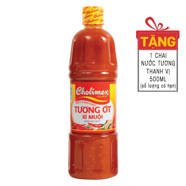Tương Ớt Xí Muội Chai Nhựa Cholimex 830G