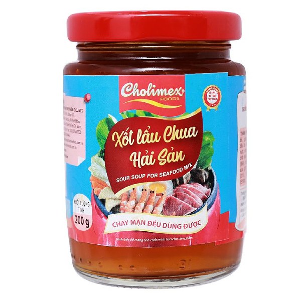 Sốt Lẩu Chua Hải Sản Cholimex Hũ 200G