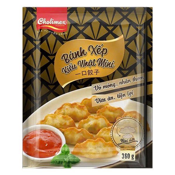 Bánh Xếp Cholimex Kiểu Nhật Mini 360G