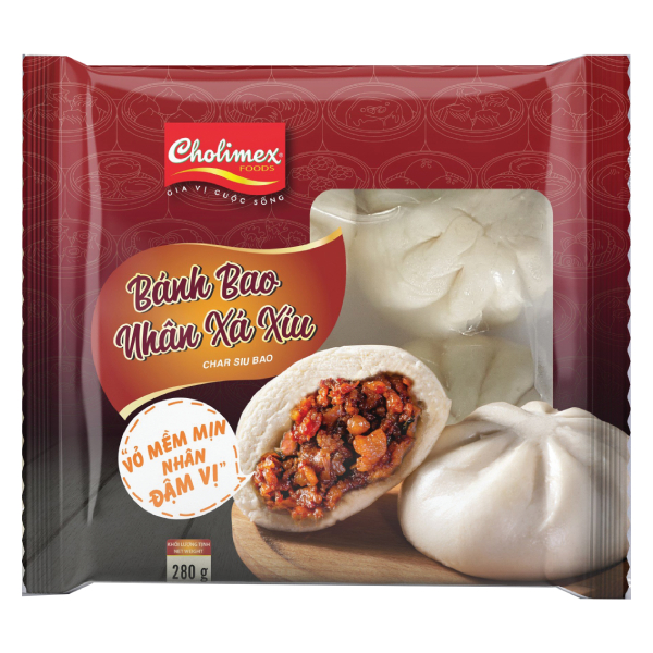 Bánh Bao Cholimex Nhân Xá Xíu 280G