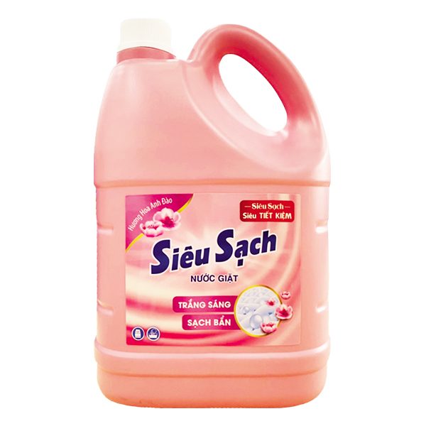 Nước Giặt Lix Siêu Sạch Hương Hoa Anh Đào Bình 3.3Kg