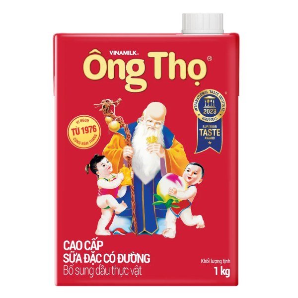 Sữa Đặc Có Đường Ông Thọ Đỏ Hộp Giấy 1Kg