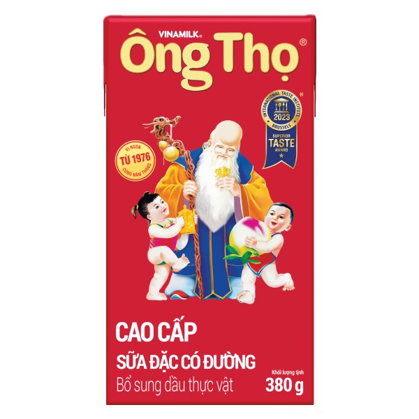 Sữa Đặc Có Đường Ông Thọ Đỏ Hộp Giấy 380G