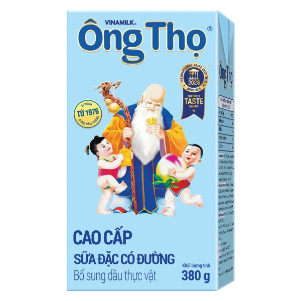 Sữa Đặc Có Đường Ông Thọ Chữ Xanh Hộp Giấy 380G