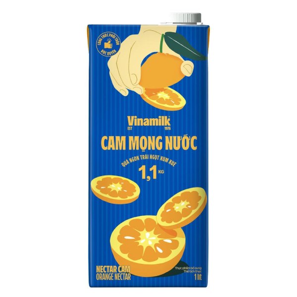 Nước Ép Vinamilk Necta Cam Mọng Nước Hộp 1L