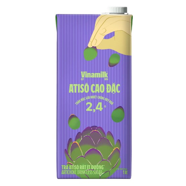 Trà Atisô Vinamilk Rất Ít Đường Hộp 1L