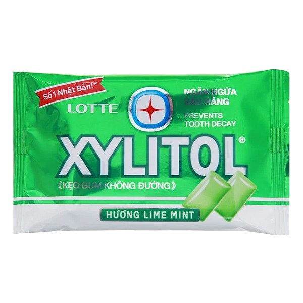 Kẹo Cao Su Xylitol Lime Mint Vỉ 11.6G