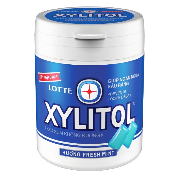 Kẹo Cao Su Xylitol Fresh Mint 130.5G