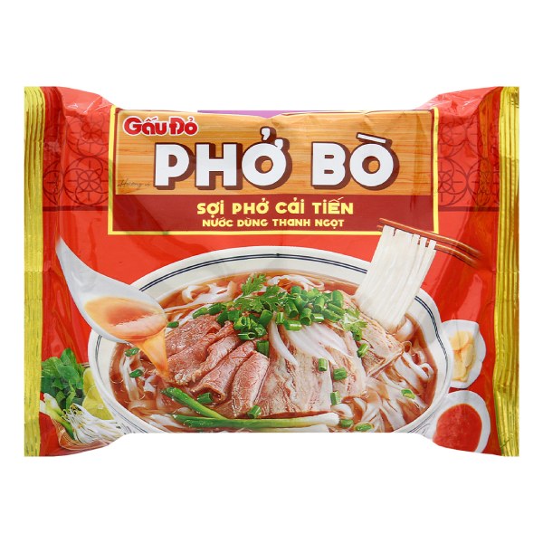 Phở Bò Gấu Đỏ Gói 65G