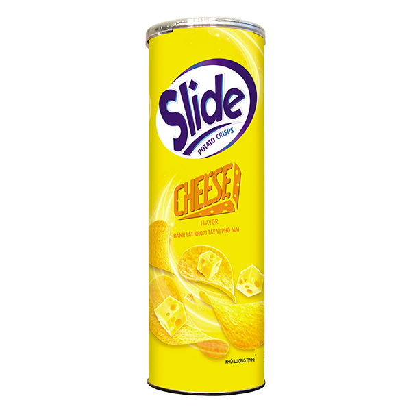 Snack Khoai Tây Slide Vị Phô Mai Hộp 150G