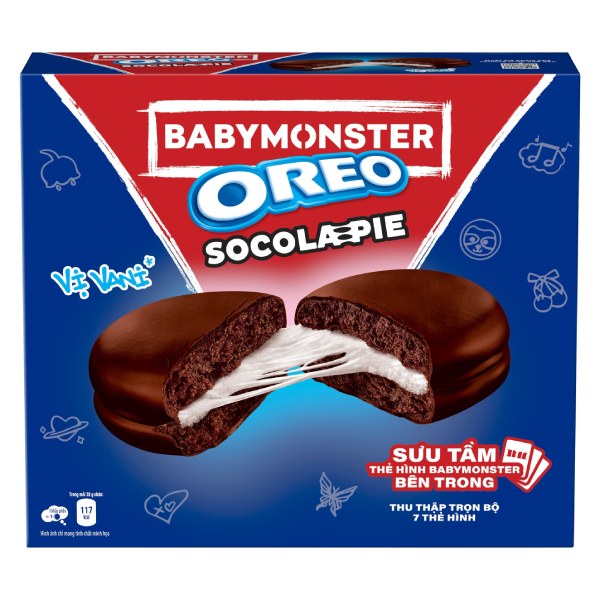 Bánh Oreo Socola Pie Cadbury Hộp 336G