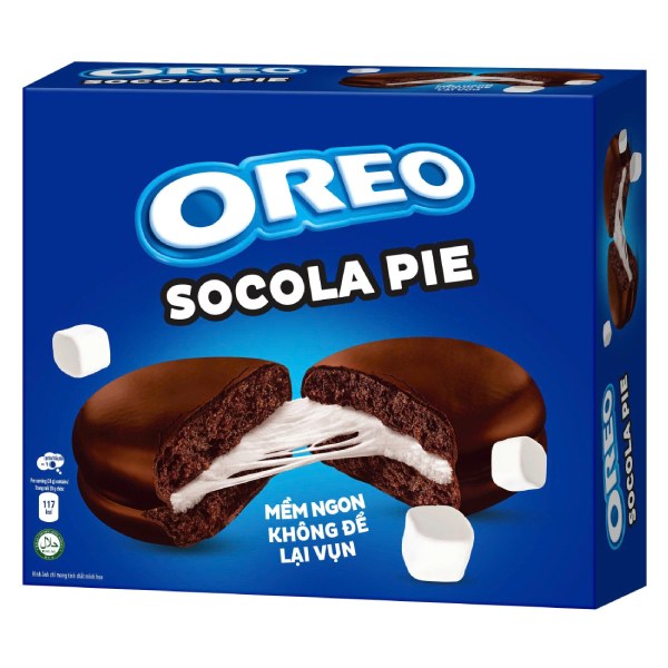 Bánh Oreo Socola Pie Cadbury Hộp 336G