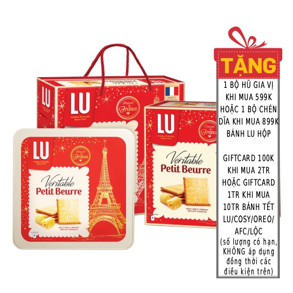 Bánh Quy Lu Hộp Thiếc 600G