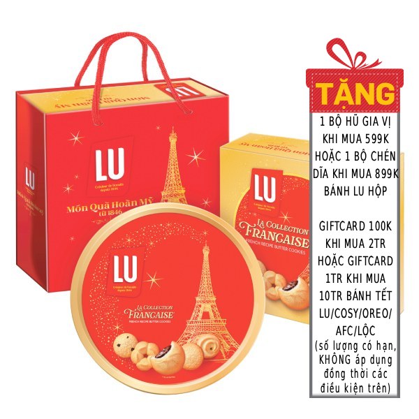 Bánh Quy Lu Hộp Thiếc 540G