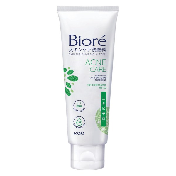 Sữa Rửa Mặt Biore Sạch Mụn & Kháng Khuẩn 100G