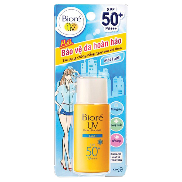Sữa Chống Nắng Biore UV Mát Lạnh SPF 50+ PA++++ 25Ml 