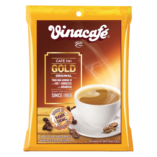 Cà Phê Sữa Vinacafe Gold Original 40 Gói*20G