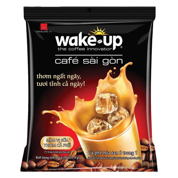 Cà Phê Wake Up Sài Gòn Bịch 24 Gói*19G