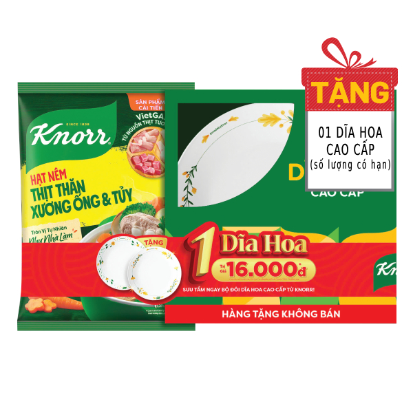 Hạt Nêm Knorr Thịt Thăn Xương Ống Và Tủy Gói 900G