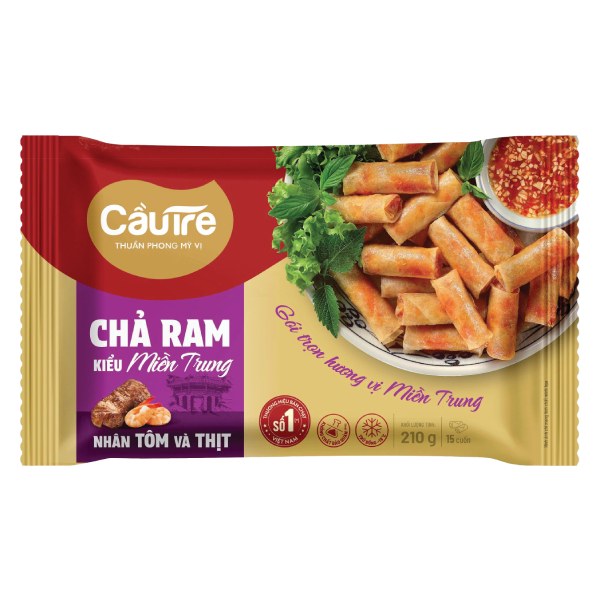 Chả Ram Cầu Tre Kiểu Miền Trung Tôm Thịt 210G