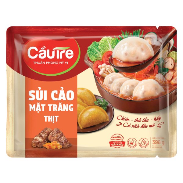 Sủi Cảo Mặt Trăng Cầu Tre Thịt Gói 396G