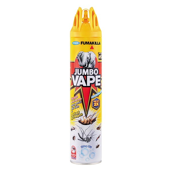 Bình Xịt Côn Trùng Jumbo Vape Không Mùi 600Ml