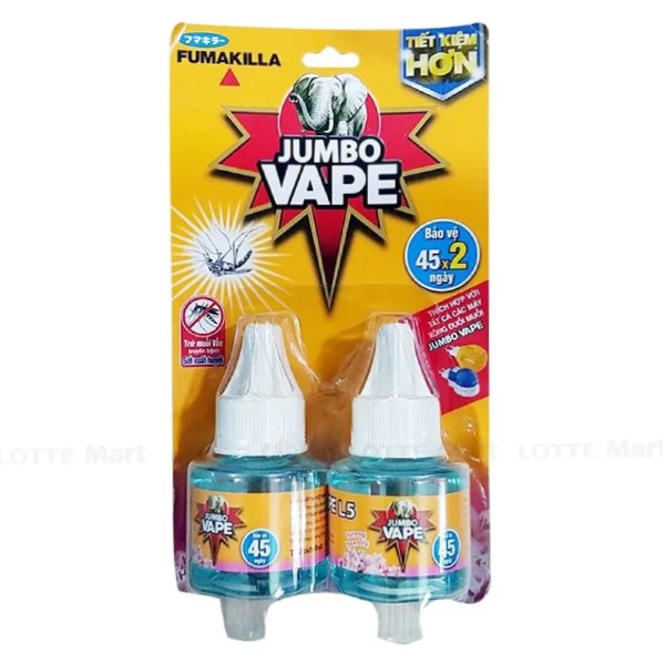 Combo 2 Chai Chất Xông Muỗi Jumbo Vape Lily 34Ml
