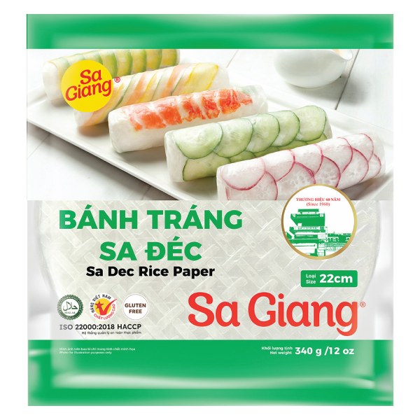 Bánh Tráng Sa Giang Sa Đéc Gói 340G