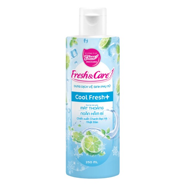 Dung Dịch Vệ Sinh Phụ Nữ Fresh & Care Cool+ Chai 250Ml