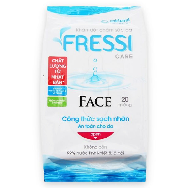 Khăn Ướt Fressi Care Face 20 Miếng