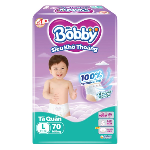 Tã Quần Bobby Super Jumbo L70