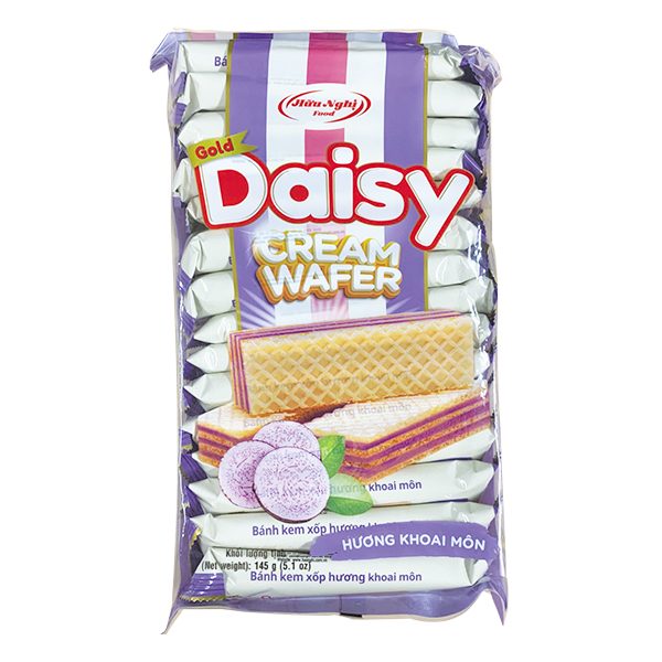Bánh Kem Xốp Daisy Khoai Môn Gói 145G