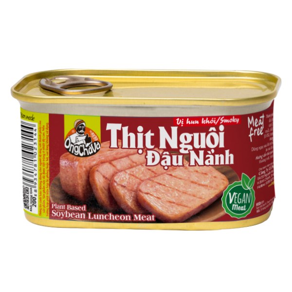 (Only Emartmall) Thịt Nguội Đậu Nành Ông Chà Và Vị Hun Khói Hộp 200G