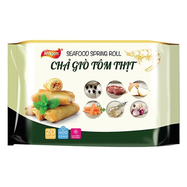Chả Giò Tôm Thịt M.Ngon 400G