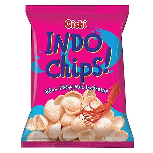 Snack Oishi Phồng Mực Gói 68G