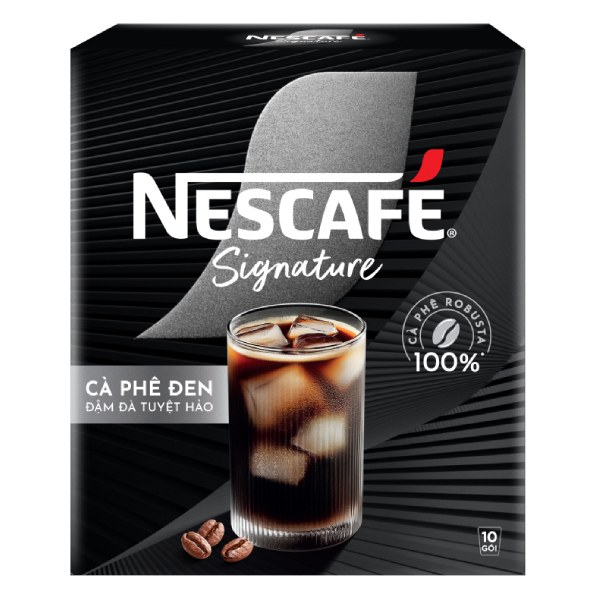 Cà Phê Đen NesCafé Signature Hộp 10 Gói 10.5G