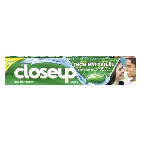 Kem Đánh Răng Close Up Thơm Mát Bất Tận Bạc Hà 230G