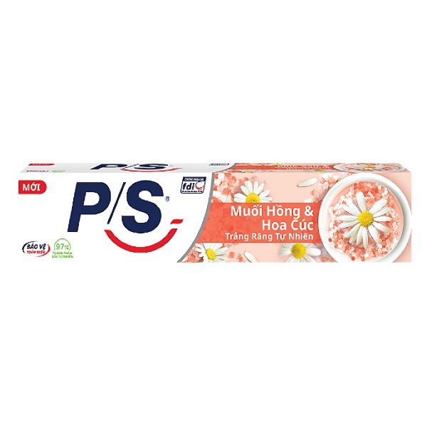 Kem Đánh Răng P/S Muối Hồng & Hoa Cúc 230G